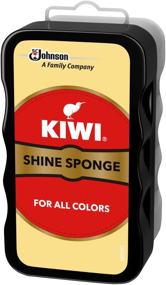 KIWI Shoe Shine Sponge | Leather Care for Shoes, Boots, Furniture, Jacket, Briefcase and More | All Colors: Health & Personal Care