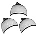 3 Pack Black Mesh Wig Cap, Open End Wig Caps for Women, Black Wig Cap Mesh