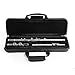 Vangoa Flute Case Carrying Bag Waterproof Lightweight for 16 Holes Flute C Foot with Adjustable Shoulder Strap and Exterior Pocket