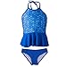 Fin Fun Mermaid Girl’s Scale Peplum Tankini Swimsuit Set – Mermaidens Swimwear