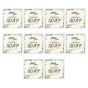 Mirah Belle – Organic Soap Bar (20 gms – Pack of 10) – FDA Approved – Best for Travel, Hotel, Guests, Trials – For Men…