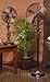 Deco Breeze DecoBreeze DBF0503 Traditional Table Top Fan from Presitge Collection in Copper Finish, 12 Inch, Prestige