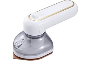 Cordless Mini Iron for Clothes, Portable Travel Electric Iron Support Dry Wet Ironing, USB Rechargeable Handheld Ironing Mach