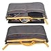 Purse Organizer Insert for Handbags - Nylon Tote Bag Organizer Insert - Handbag Women Travel Makeup Organizer Purse Insert - Phone Pocketbook Passport Wallet with Zipper Cosmetic Travel Bag Insert