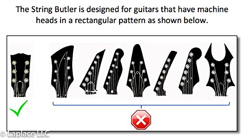 The String Butler V2 Guitar Tuning Improvement Device - Best Guitar Upgrade to Improve Tuning Stability (V2 Clear Acrylic)