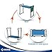 Ebung Garden Kneeler and Seat - Effective Knee Cushion That Transforms to Seat for Convenient Resting - Flip up Side Down 2-in-1 Design - Includes Tool Pouch - Sturdy Build Gardeners Foldable Kneeler