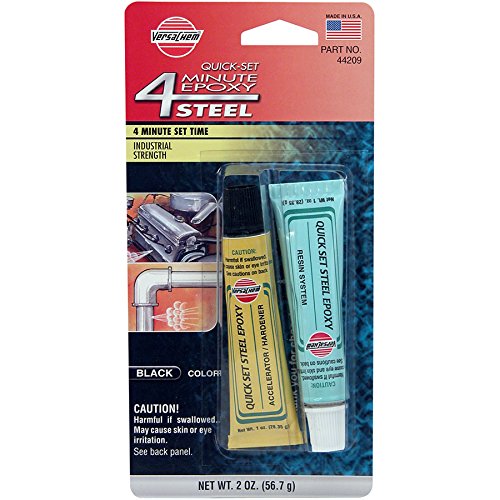 Versachem 44209-12PK 4-Minute Steel Epoxy - 2 oz., (Pack of 12)