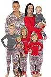 SleepytimePjs Family Matching Christmas Nordic Pajamas PJs Sets for the Family