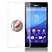 Cadorabo Tempered Glass Works with Sony Xperia M4 / M4 Aqua in HIGH Transparency - Screen Protection 3D Touch Compatible with 9H Hardness - Bulletproof Display Saver