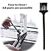 Heim & Elda Garlic Press, Heavy Duty Stainless Steel Kitchen Garlic Mincer and Crusher with Silicone Tube Roller Peeler, Rusting-proof and Dishwasher Safe