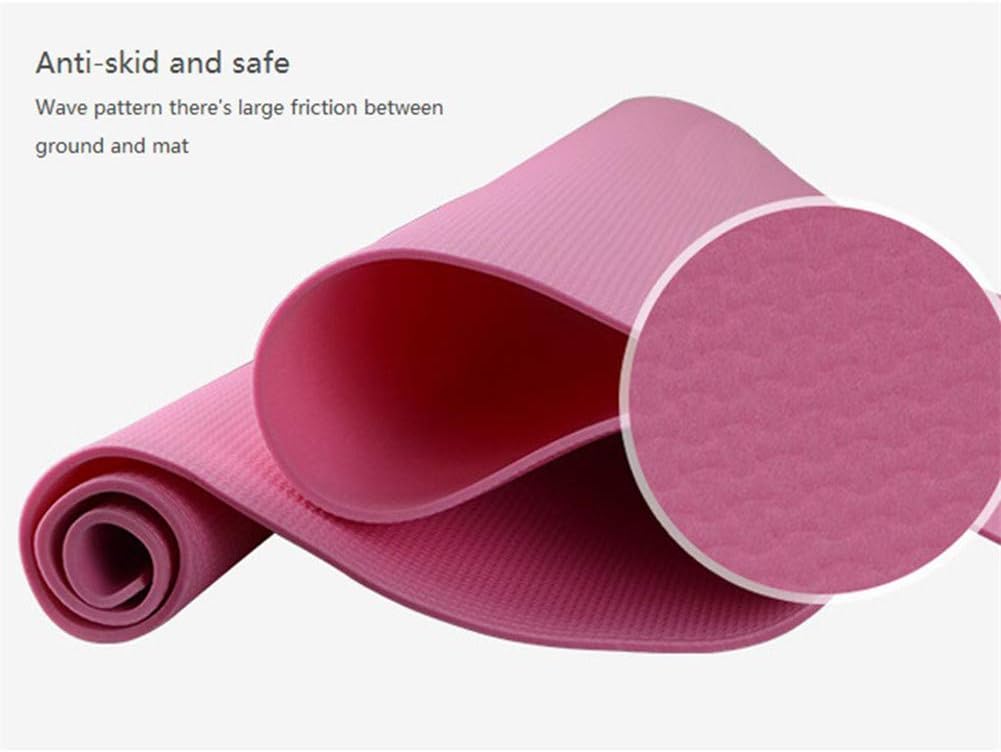 QingZhou Multipurpose Yoga Mat,EVA High Density Non-Slip Exercise Pure Color Folding Gymnastics Mat Exercise Yoga Mat Pad Non-Slip Lose Weight Waterproof Sport Mat Exercise Moisture-Proof Pad