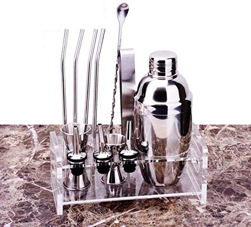 Cocktail Shaker Cocktail Making Set Cocktail Set 12 Stück 400ml Cocktail Making Set mit verbessertem Stand Cocktail… – Bild 6