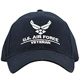 United States Air Force Veteran Hat For Men and Women, Air Force Insignia Caps