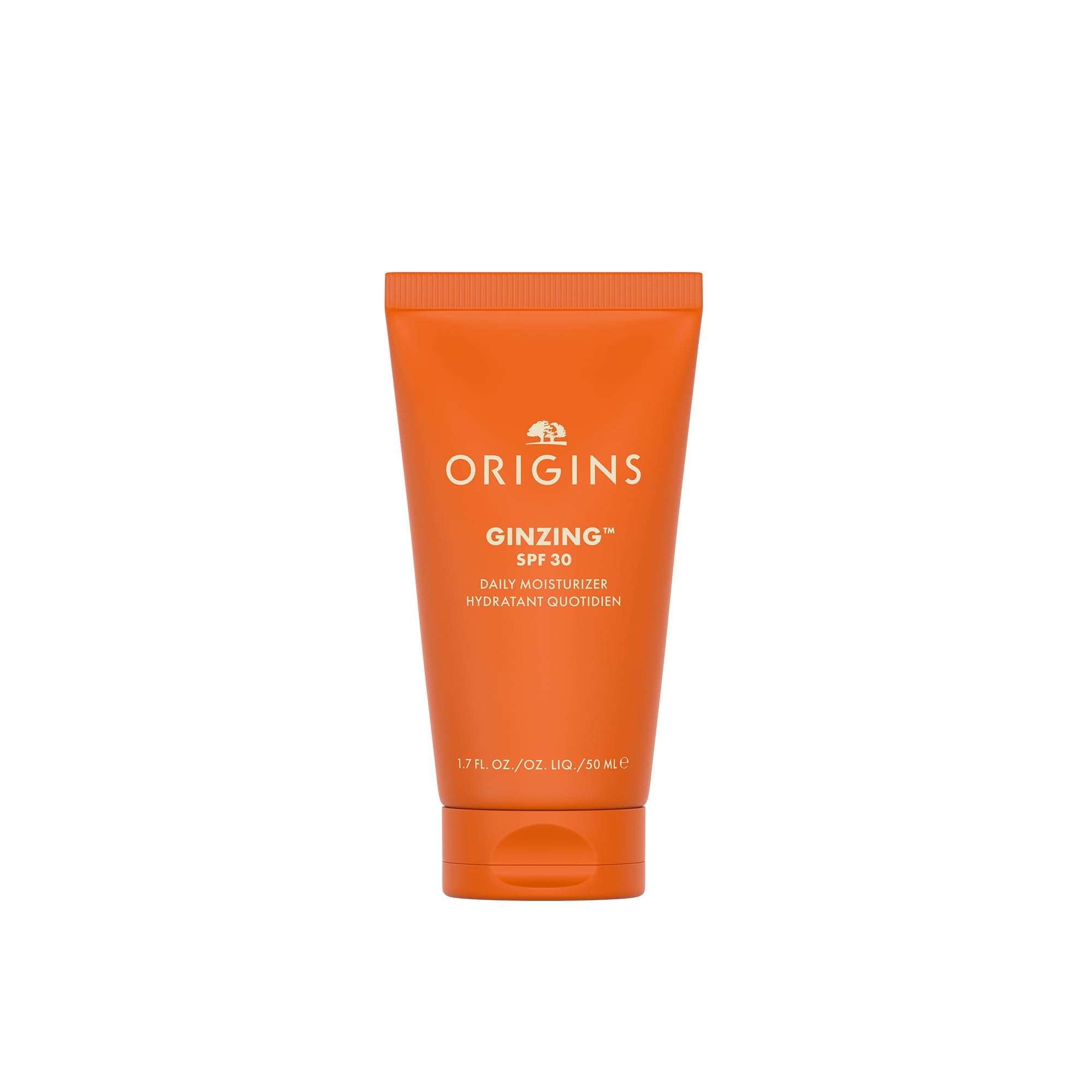 Origins GinZing Daily Face moisturiser Sunscreen with SPF 30 | Delivers Radiance & All-Day Hydration | With Hyaluronic Acid & Ginseng, 50 ml