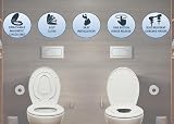 AQUALONA Premium Thermoplastic Family Toilet Seat Soft Close view 7