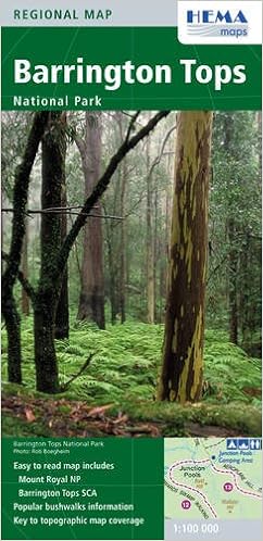 Barrington Tops Topographic Map Barrington Tops (Cartes Regional): 9781865004402: Books