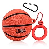 Mulafnxal Compatible with Airpods 1&2 Case,Silicone 3D Cute Funny Fun Cartoon Character Airpod Cover,Fashion Stylish Cool Sports Design Skin,Shockproof Cases for Teens Girls Boys Air pods (Basketball)