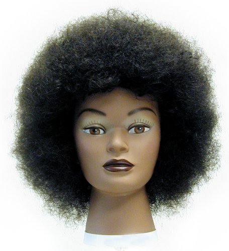 afro mannequin head