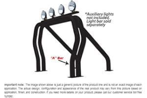 GO RHINO! Go Rhino Bed Bar Component - Pair of Kickers (Between wheel wells) | Mild Steel, Black | 9370B