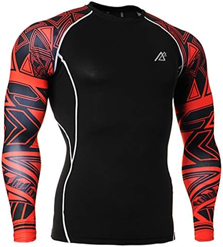 Men Long Sleeve Compression T-Shirts Base Layers Sports Top Shirt