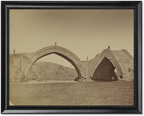 ClassicPix Framed Print 11x14: Samarkandskiia Drevnosti. Most Shadman Malik. Vid S Sievera, 1872