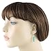 925 Sterling Silver Matching Pendant and Earrings Set with Genuine Turquoise (Turquoise)
