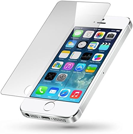 iPhone 4 4S Glass Screen Protector Set By GTRADE [2-Pack] Tempered Glass Touch Screen Covers - Anti Bubble &amp; Scratch Resistant - Oleophobic Coating - Clear HD 99.9% Transparency