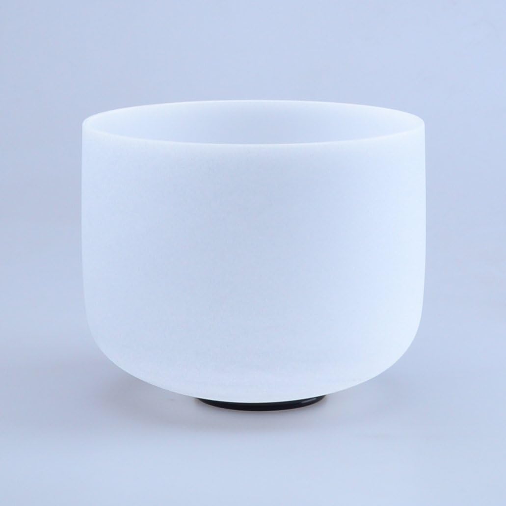 440HZ 8" D Sacral Chakra Quartz Crystal Singing Bowl