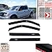 VITO 4pcs Side Window Deflectors Original Window Visors For 2009 2010 2011 2012 2013 2014 Ford F-150 F150 Super Crew Cab ONLY Vent Visor Sun/Rain Guard