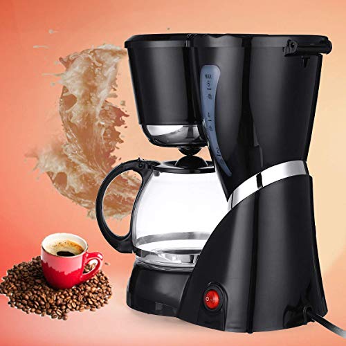 GNLIAN HUAHUA Kaffeemaschine. Elektrische Kaffeemaschine Maschine Tee Drip Kaffeemaschine GlasCarafe Haupttee… – Bild 5