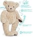Bears For Humanity Large Certified Organic Blue Teddy Bear Stuffed Plush Animal With Movable Arms And Legs. 16 Inches. One Is Donated To A Child In Need For Each One Purchased