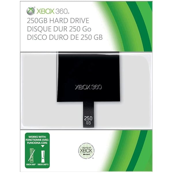 Amazon.com: Official Xbox 360 250GB Replacement Hard Drive : Video