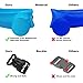 Prodigen Inflatable Lounger Chair, Air Sofa Inflatable Couch Outdoor Anti-Air Leaking Waterproof Portable Inflatable Hammock Air Couch for Pool, Floor, Camping, Beach (Blue)