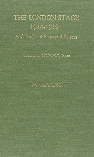 The London Stage 1910-1919