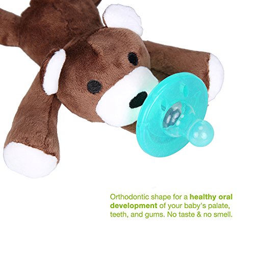 Stuffed Animal Pacifier Tinabless Bear Pacifier Funny Animal Soother