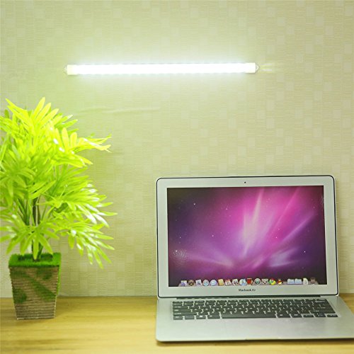 LED Strip Light Bar,SOLMORE DC 12V 7W 36 LED Interior Light Lamp Strip Bar Car Van Bus Caravan Under Cabinet Strips Light LED Desk Reading Lamp for Work Tables Pianos DJs Cabinet Display White (4Pcs)
