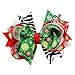 Mookiraer® Christmas Cute Baby's and Girl's Grosgrain Hair Bows Hair Clips Barrettes 6 Pack (SD567)