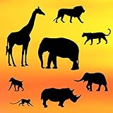 Patchwork Cutters - Safari Silhouette Set - cake decoration fondant sugarcraft cutters