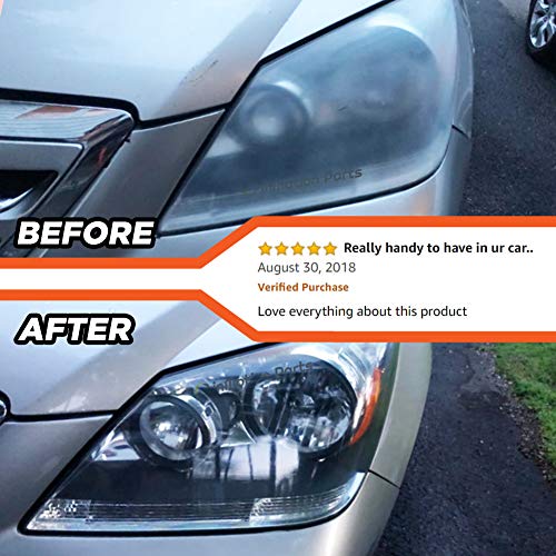 Visbella DIY Vehicle Headlight Restoration Kit, Heavy Duty Drill Based