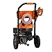 Generac Gas Pressure Washer Kit 3100 PSI 2.5 GPM Lithium-Ion Electric Start with PowerDial Spray Gun, 30' Ultra Flex Hose and 4 Nozzles - Includes Power Broom & Soap Blaster