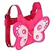 EPLAZA Butterfly-Like Toddler Harnesses with Leashes Anti Lost Wrist Link Wristband for Kids Girls Safety (Pink)