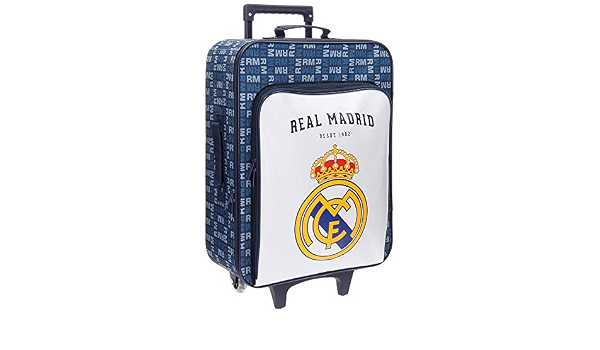 Real Madrid 5649053 Basic Equipaje Infantil, 52 cm, 26 litros, Multicolor :  Amazon.es: Equipaje