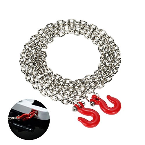 Lafeina metal trailer hook and chain for 1/10 d90 axial…