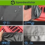 Speedwellstar Ride Lawn Mower Cover 600D PU Backing 155x110x103 cm view 10
