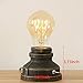 INJUICY Vintage Table Lamps, Steampunk Desk Lamp Base with Switch for Bedside, Bedroom Living, Dining Room, Cafe Bar, Hallway Decor(Without Bulbs)