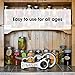 RINUZ Can and Jar Opener - Ergonomic Bottle Opener for Seniors, Elders and Arthritis Sufferers 6packs