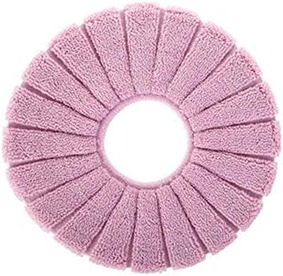 TuuTyss Warmer Thicken Pumpkin Style Toilet Seat Cover Pad-Light Purple