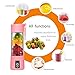 Tianmingwei Portable Blender USB Personal Juicer Cup 6 Blades Rechargeable Fruit Mixing Machine for Baby Travel 400ml[New Version] (Pink)