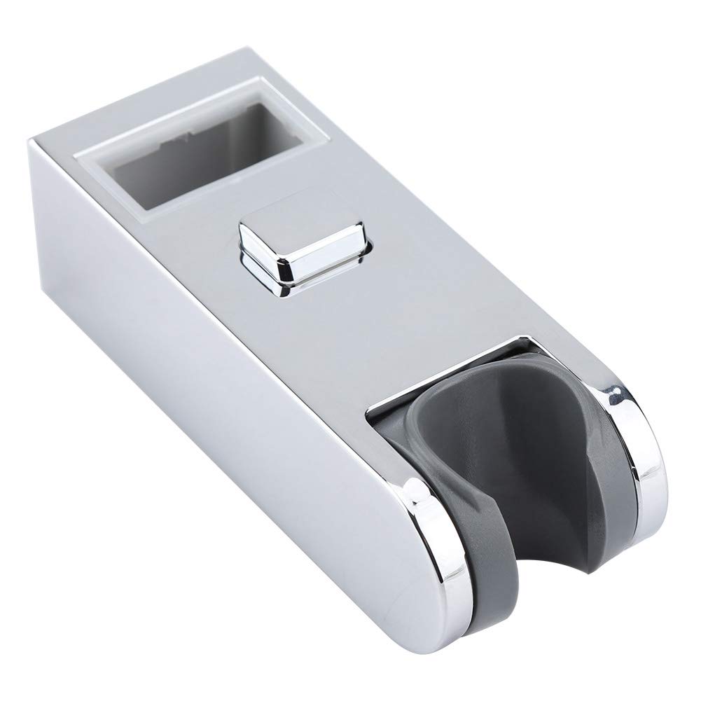 ABS Chrome-Plated Universal Hand Shower Rail Head Bracket Adjustable Height Shower Slider Bar Rail Head Holder Stand 30 * 15