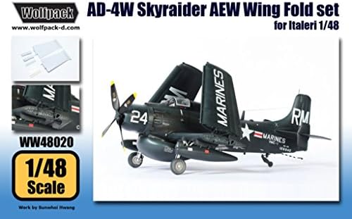 Wolfpack 1:48 AD-4W Skyraider AEW Wing Fold for Italeri Detail Set #WW48020